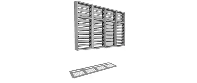 Naco Window Free 3D model