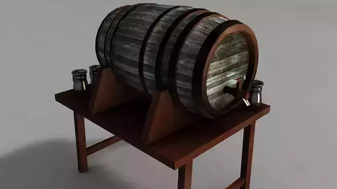 Medieval Beer Barrel