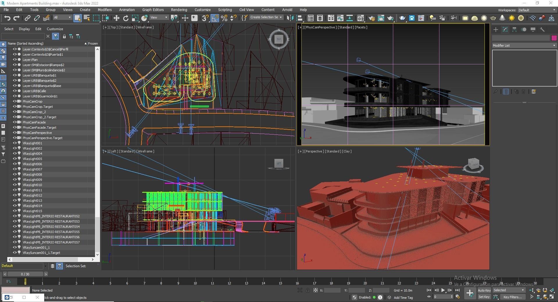 Apartments Building 3D model_15