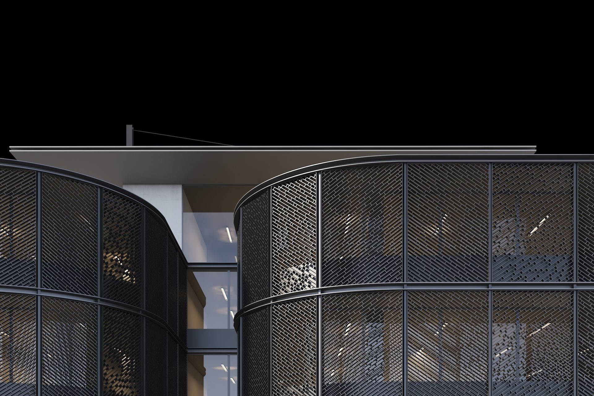 Apartments Building 3D model_9