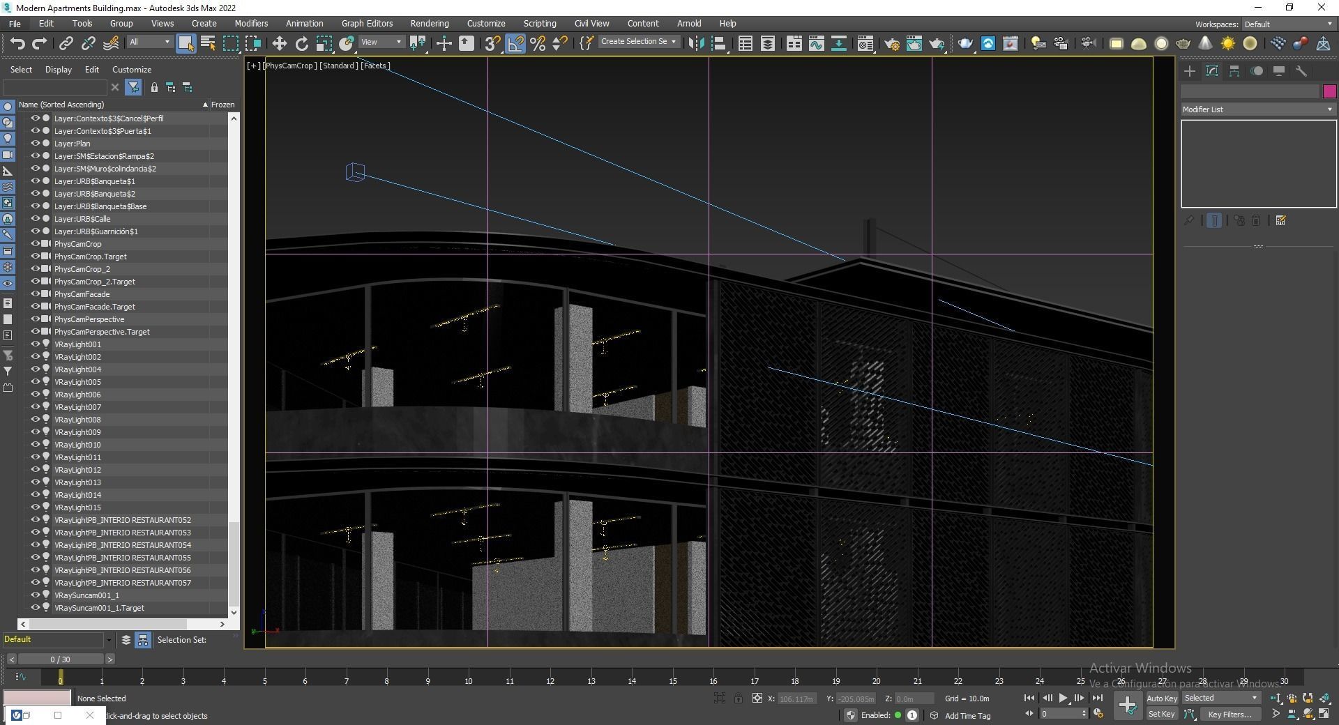 Apartments Building 3D model_20