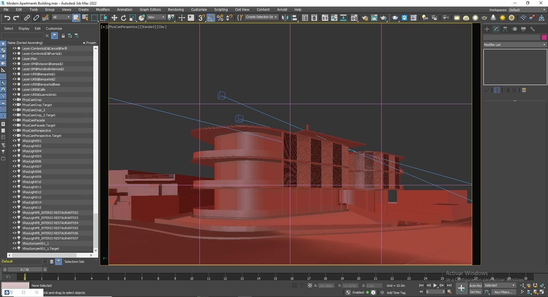 Apartments Building 3D model_19