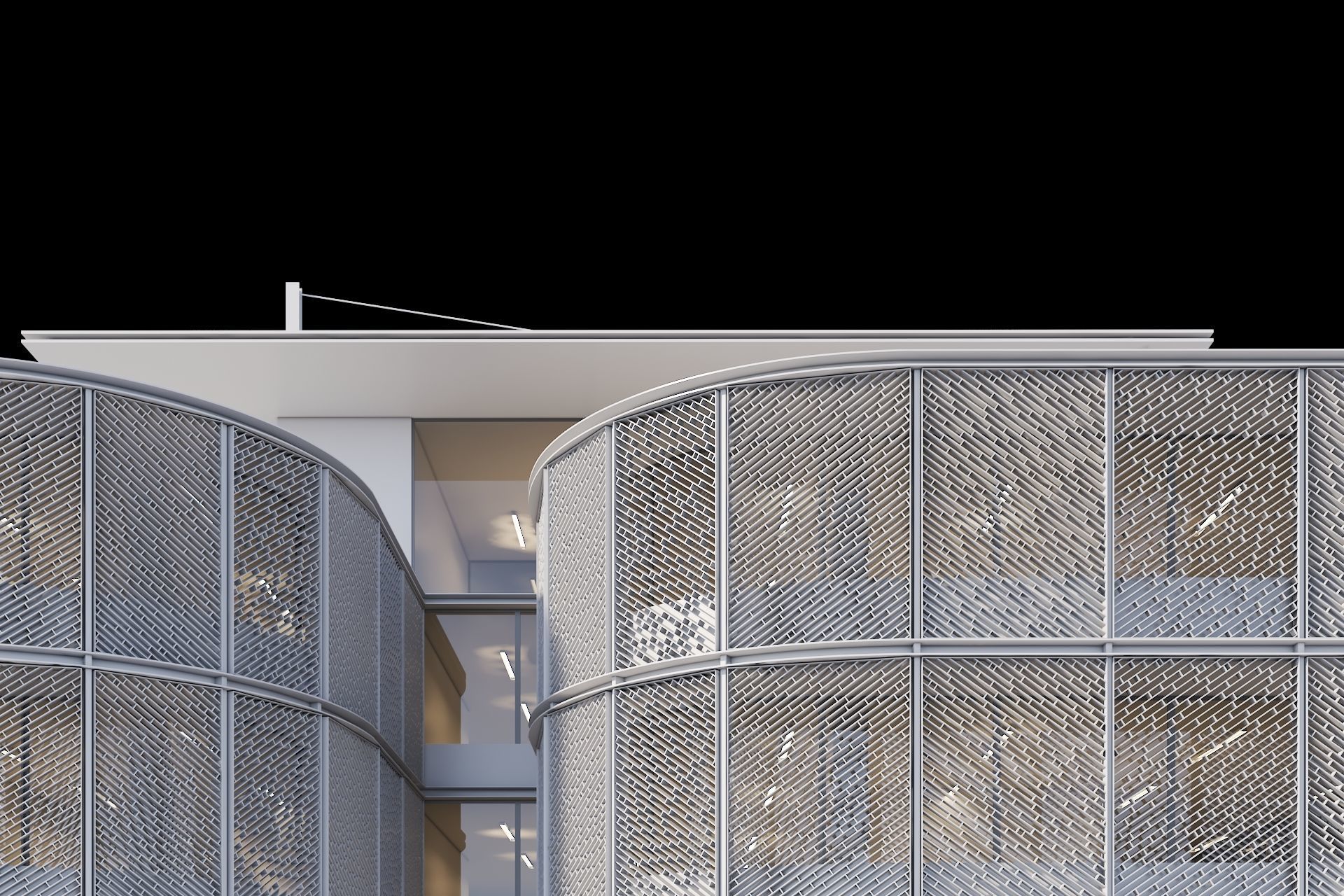 Apartments Building 3D model_14