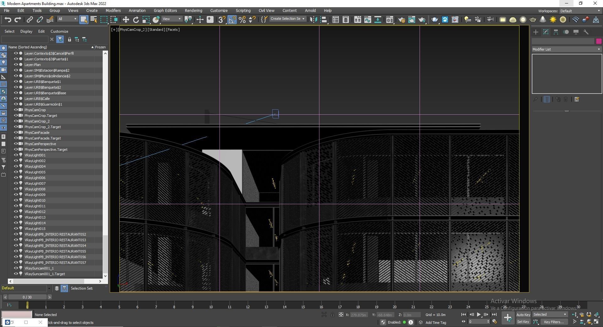 Apartments Building 3D model_17