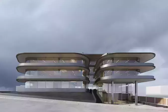 Apartments Building 3D model