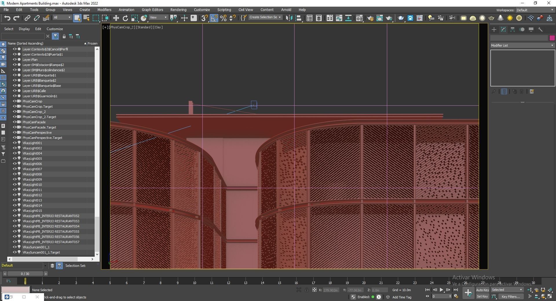 Apartments Building 3D model_21