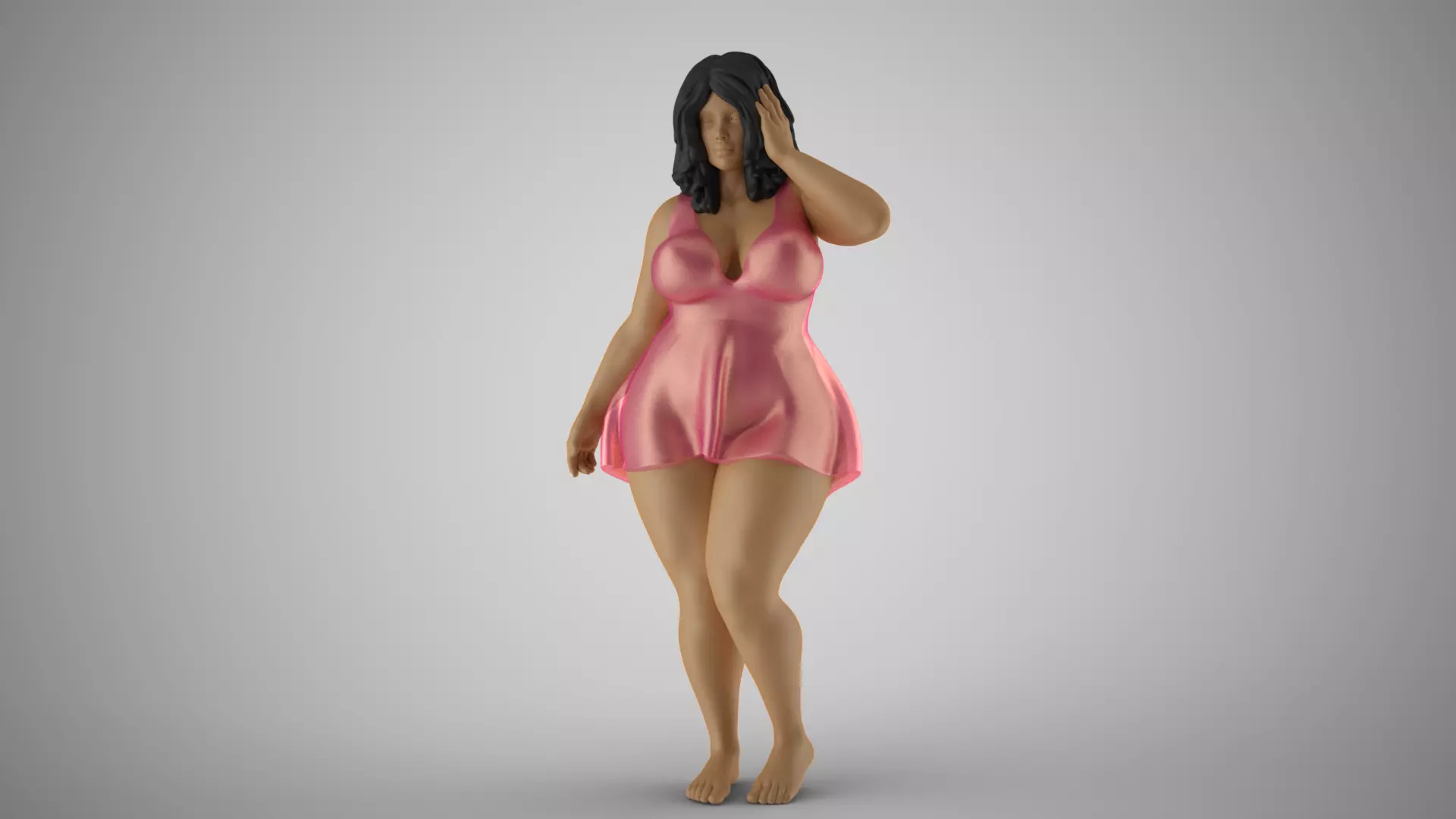Heavy Duty Girl 3D print model