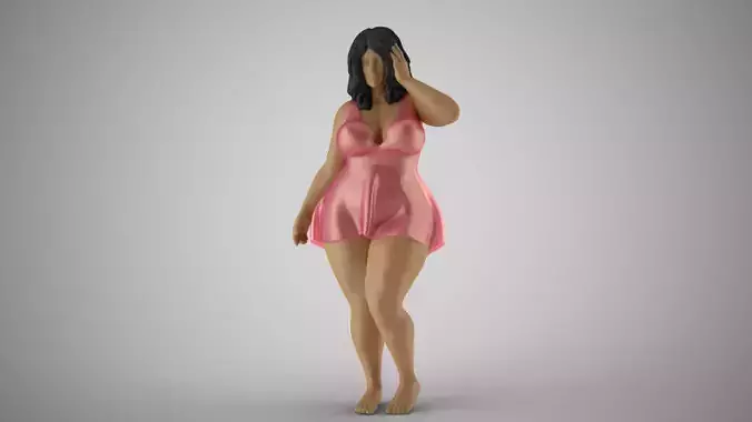 Heavy Duty Girl 3D print model