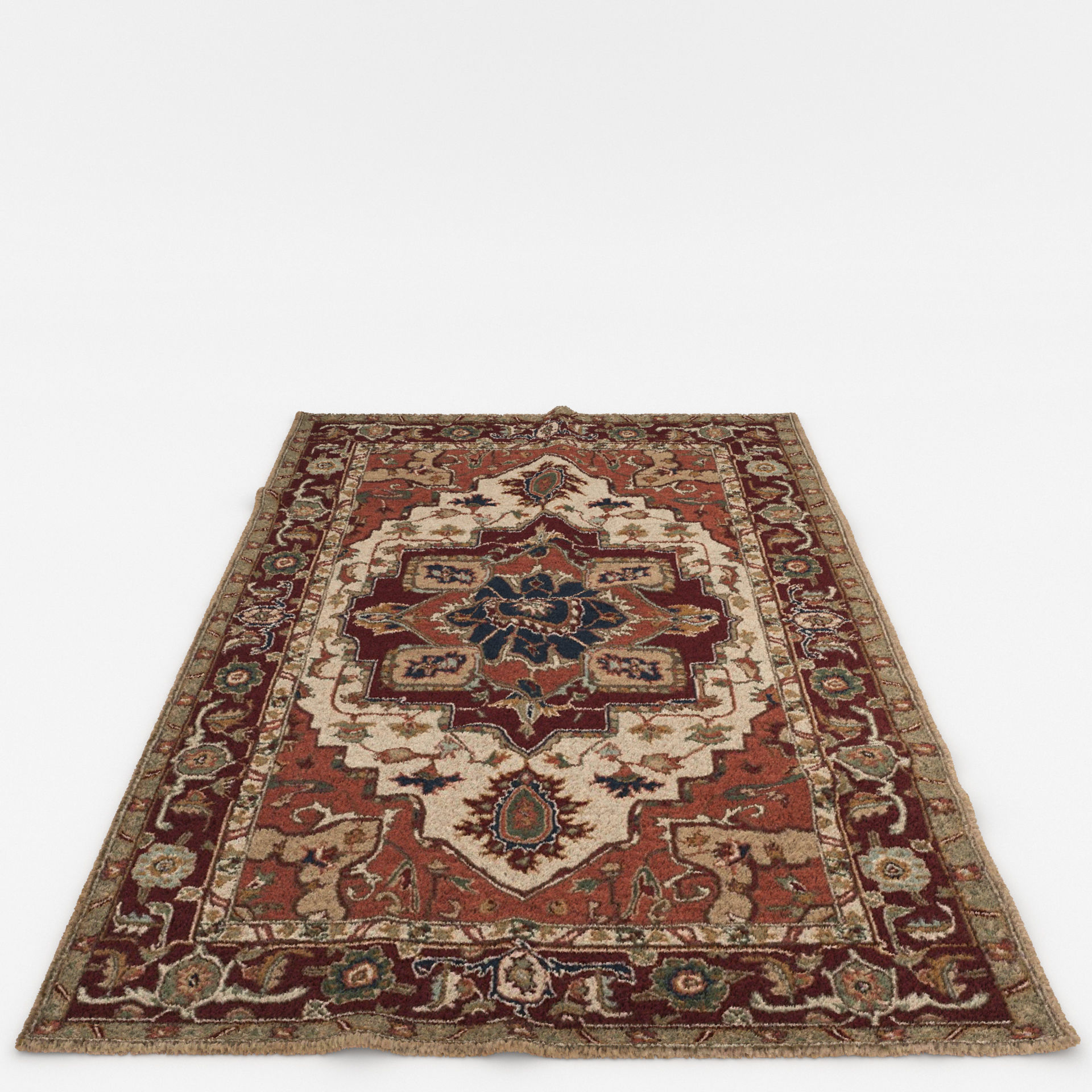 Rugs No 573 Low-poly 3D model_9