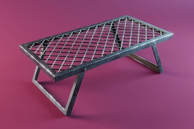 Bonfire Grill Free low-poly 3D model