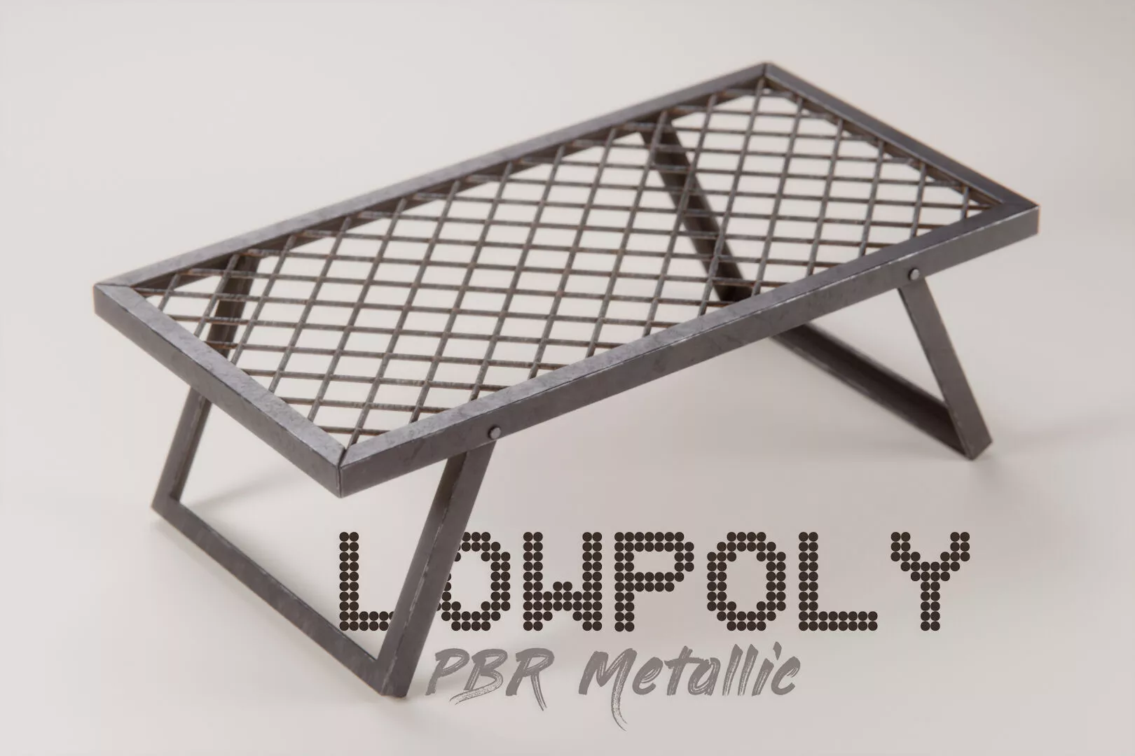 Bonfire Grill Free low-poly 3D model