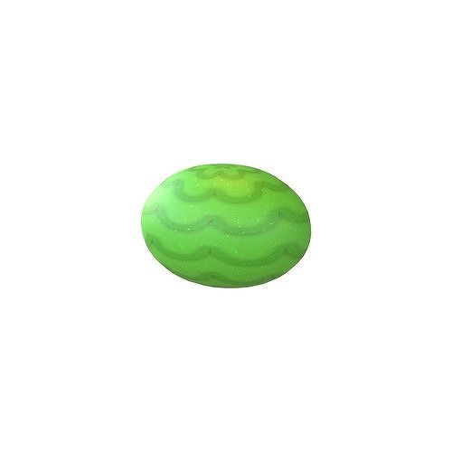 Cartoon Shrub v1 001 Free low-poly 3D model