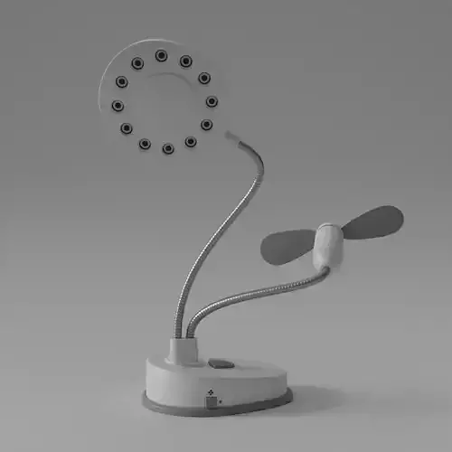 Desk lamp Free low-poly 3D model