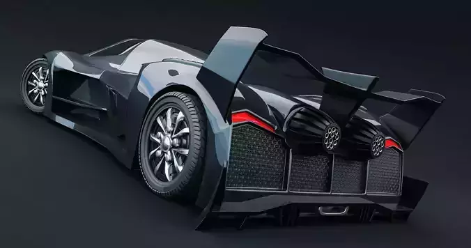 Devel Sixteen Only Car Model Outer Body No Tex  Int