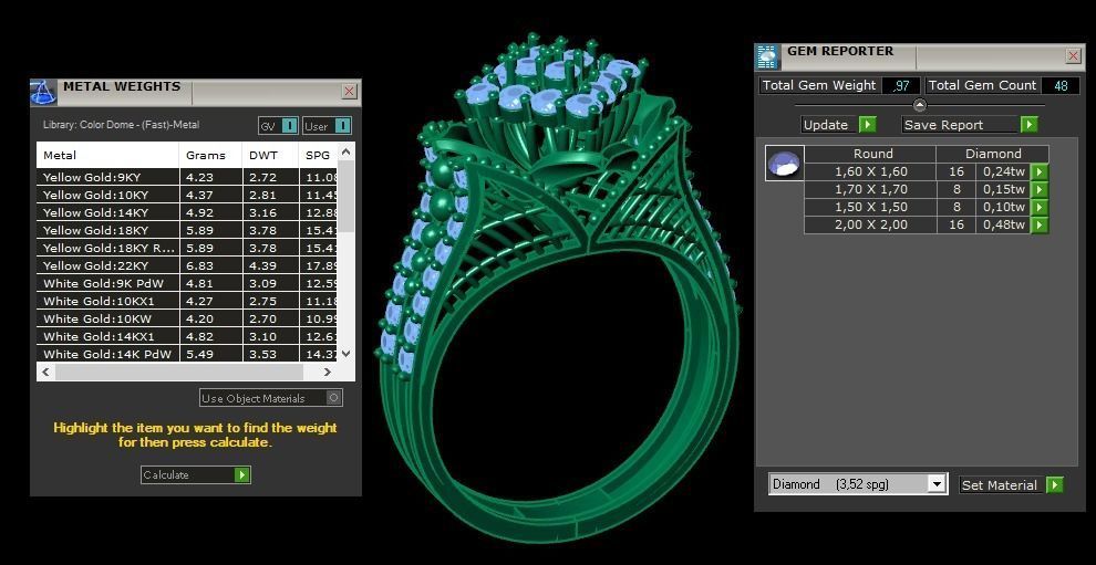 Ring 3D model 0064 print model18 3D print model_9