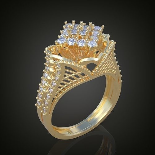 Ring 3D model 0064 print model18 3D print model