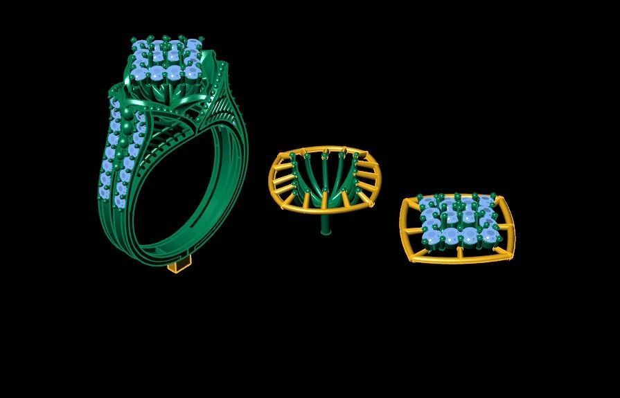 Ring 3D model 0064 print model18 3D print model_16