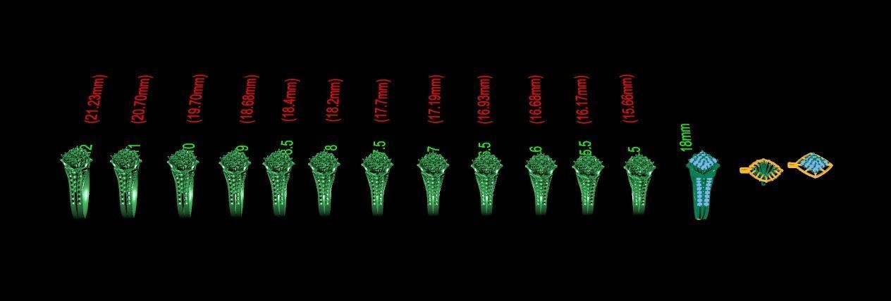 Ring 3D model 0064 print model18 3D print model_17