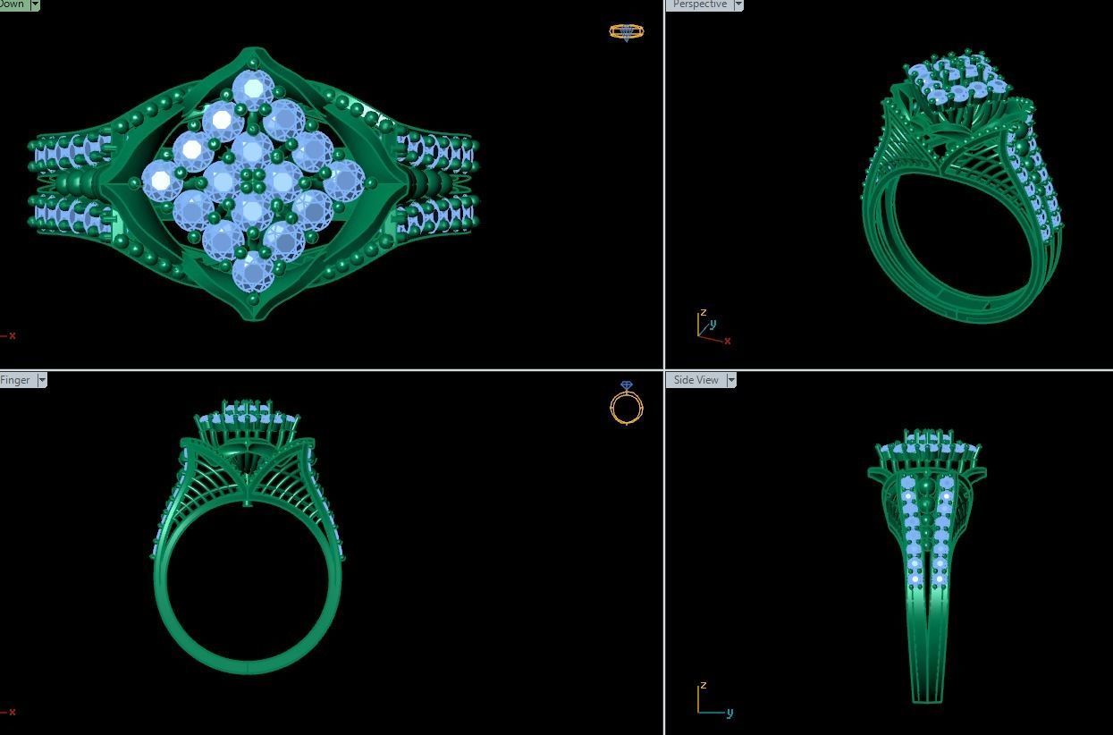 Ring 3D model 0064 print model18 3D print model_15