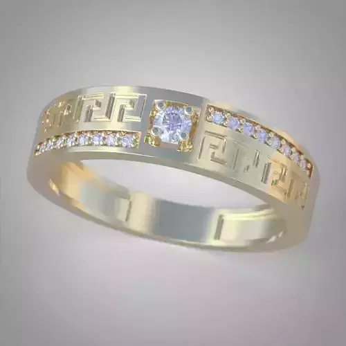 Ring 3D model 0066 printable model11 3D print model