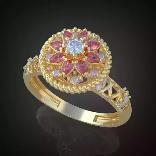 Ring 3D model 0071 printable model13 3D print model