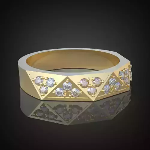 Ring 3D model 0081 printable model10 3D print model
