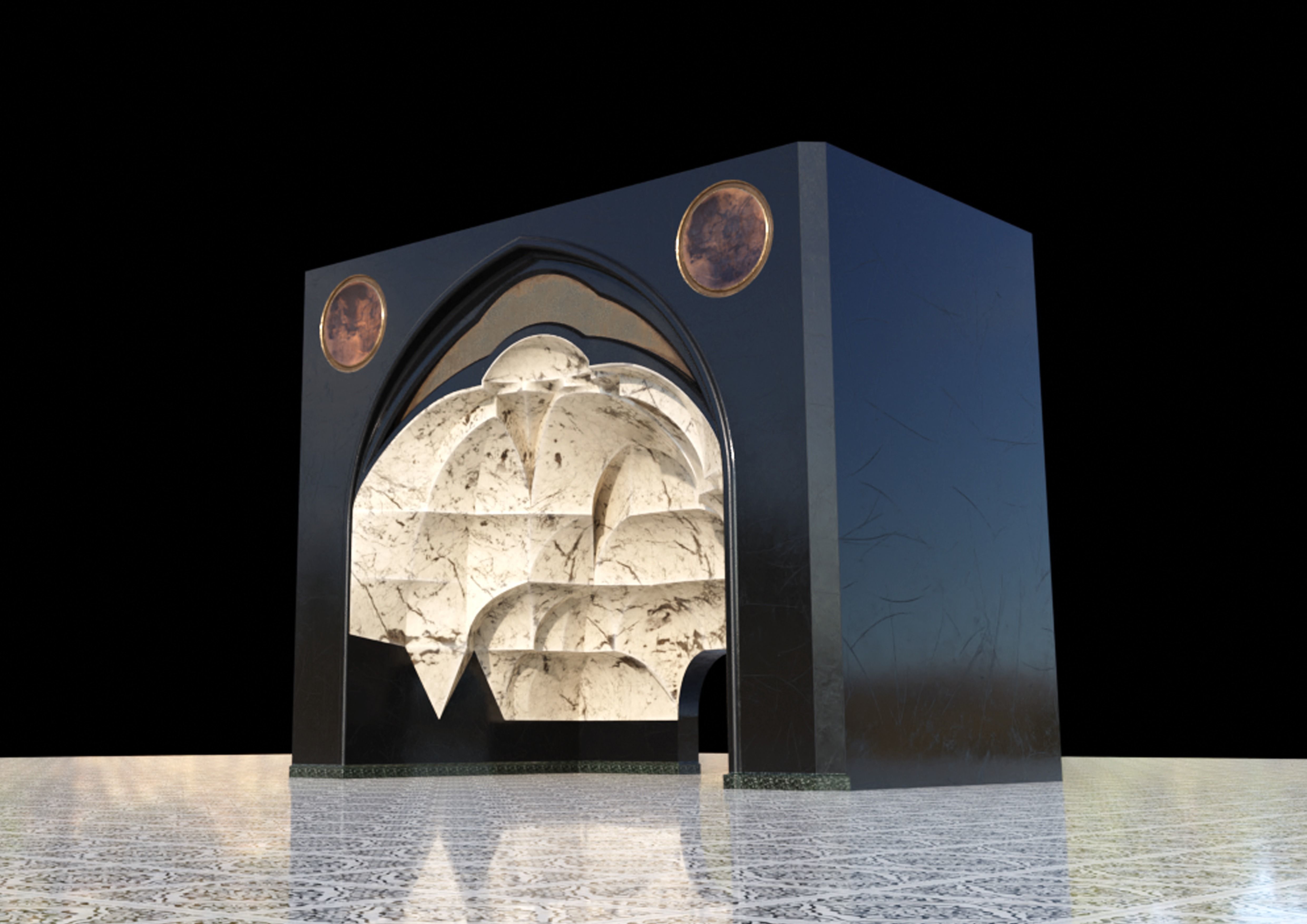 muqarnas flat 3D model_2