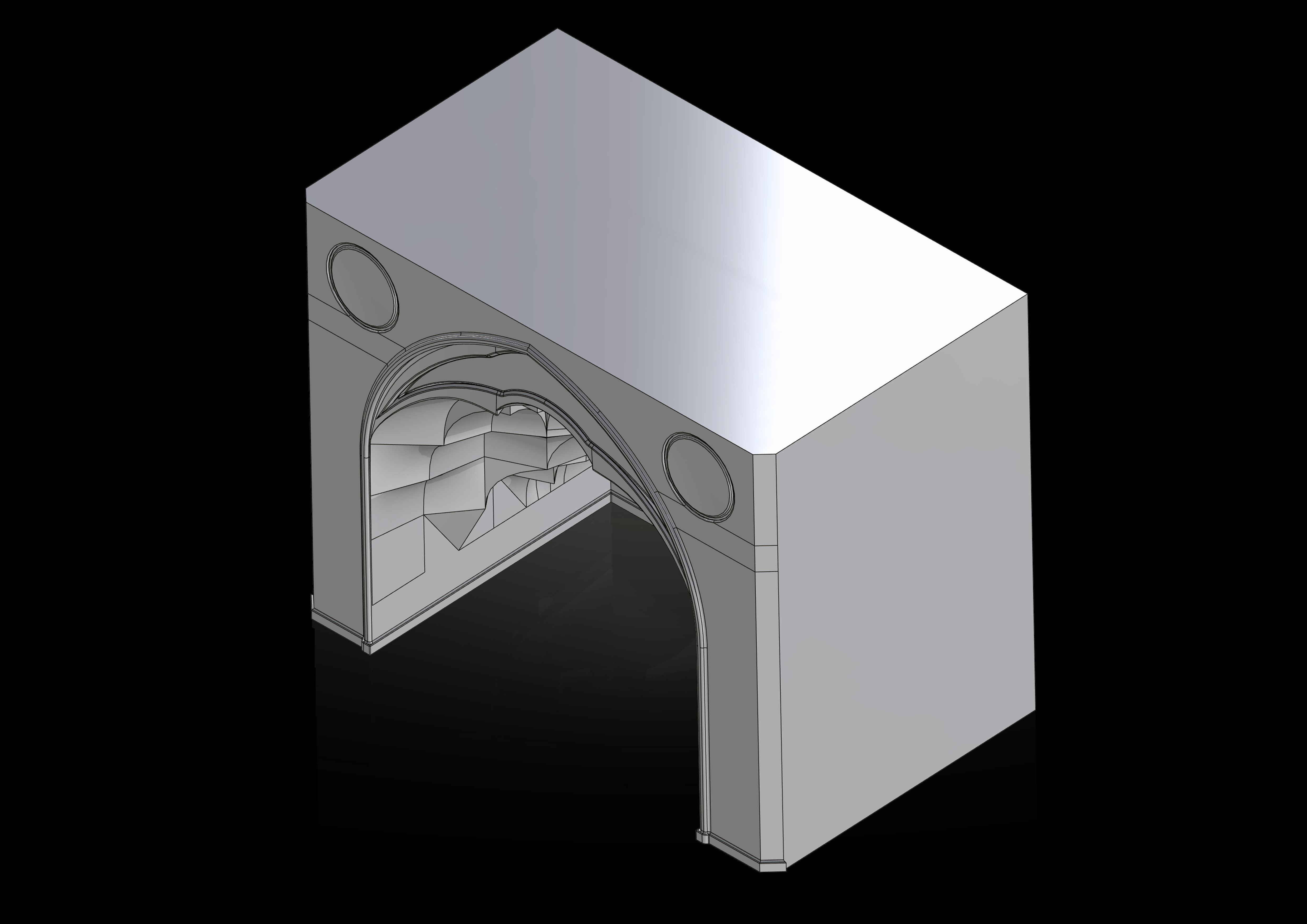 muqarnas flat 3D model_7