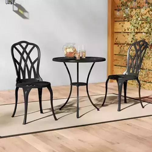 Karns Round Long Bistro Set 3D model