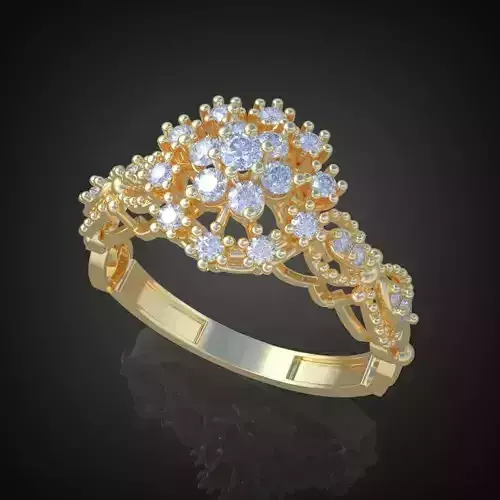 Ring 3D model 0085 printable model9 3D print model