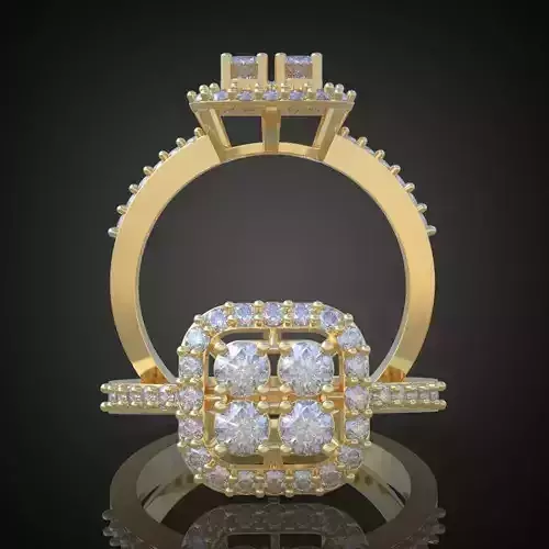 Ring 3D model 0089 printable model20 3D print model