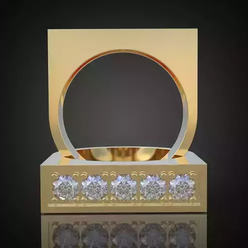 Ring 3D model 0090 printable model Free 3D print model