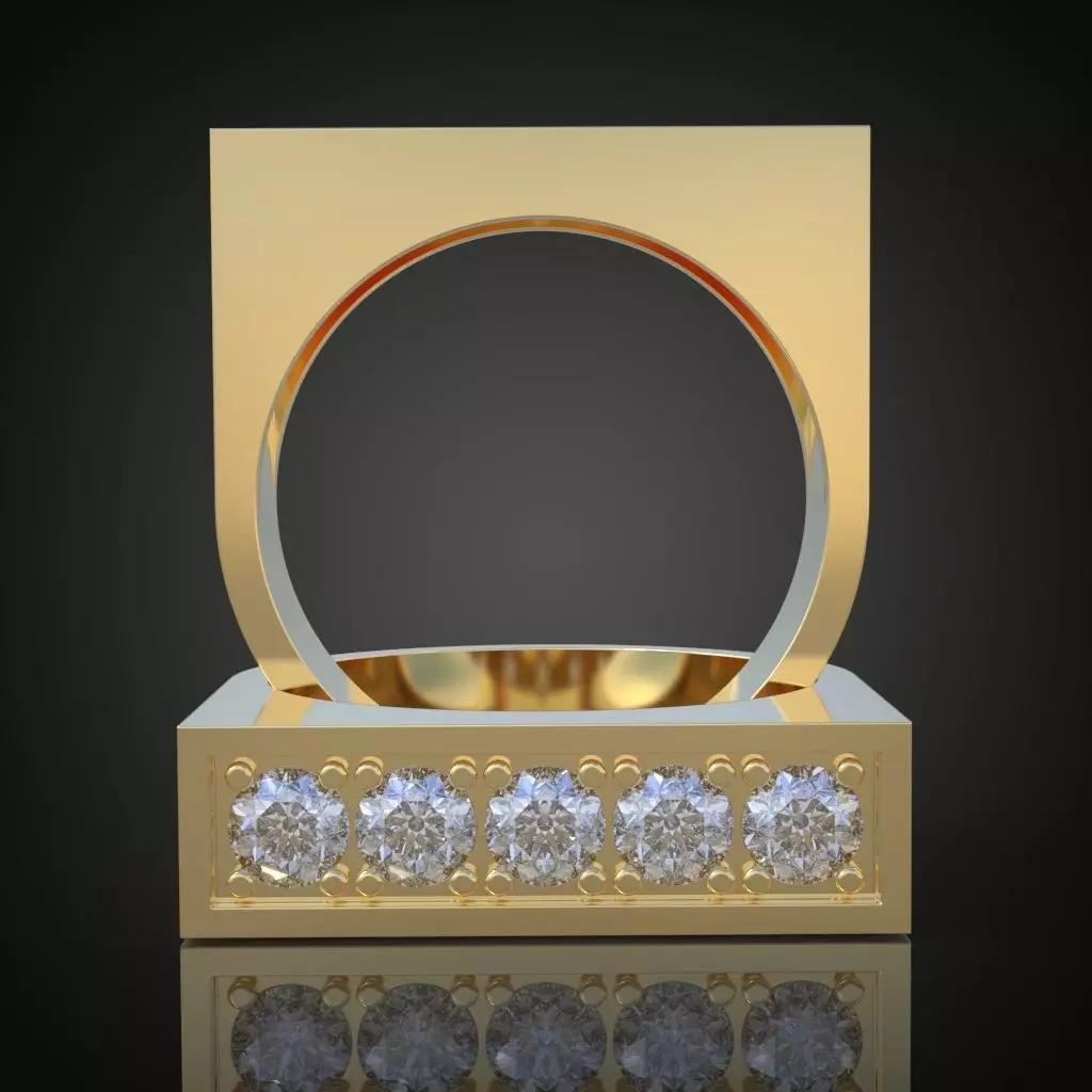Ring 3D model 0090 printable model Free 3D print model