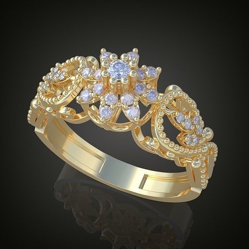 Ring 3D model 0091 printable model16 3D print model