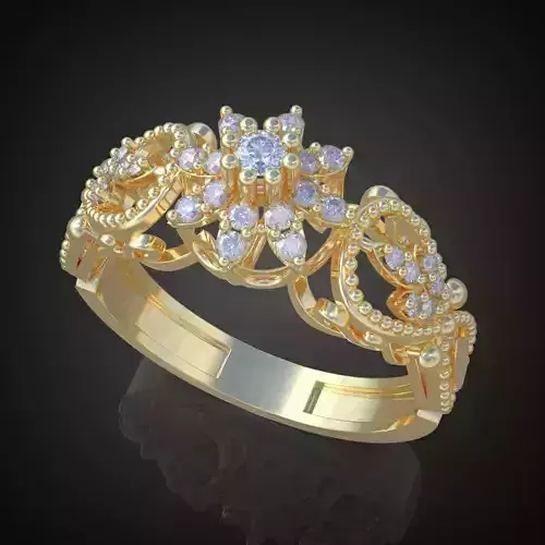Ring 3D model 0091 printable model16 3D print model
