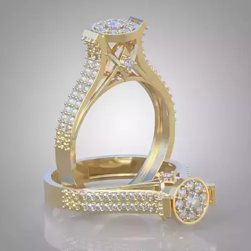 Ring 3D model 0092 printable model12ol 3D print model
