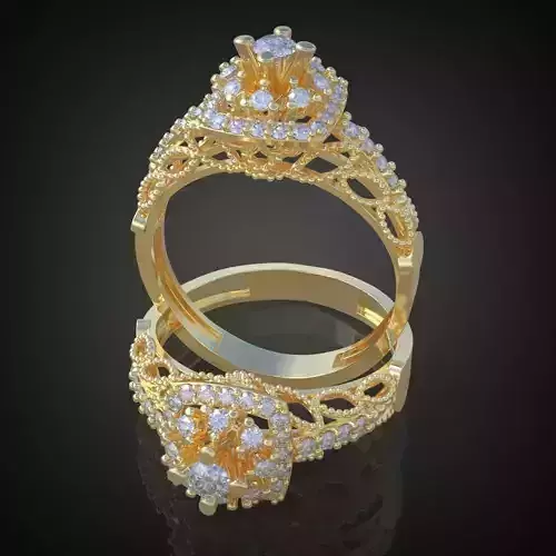 Ring 3D model 0093 printable model20 3D print model