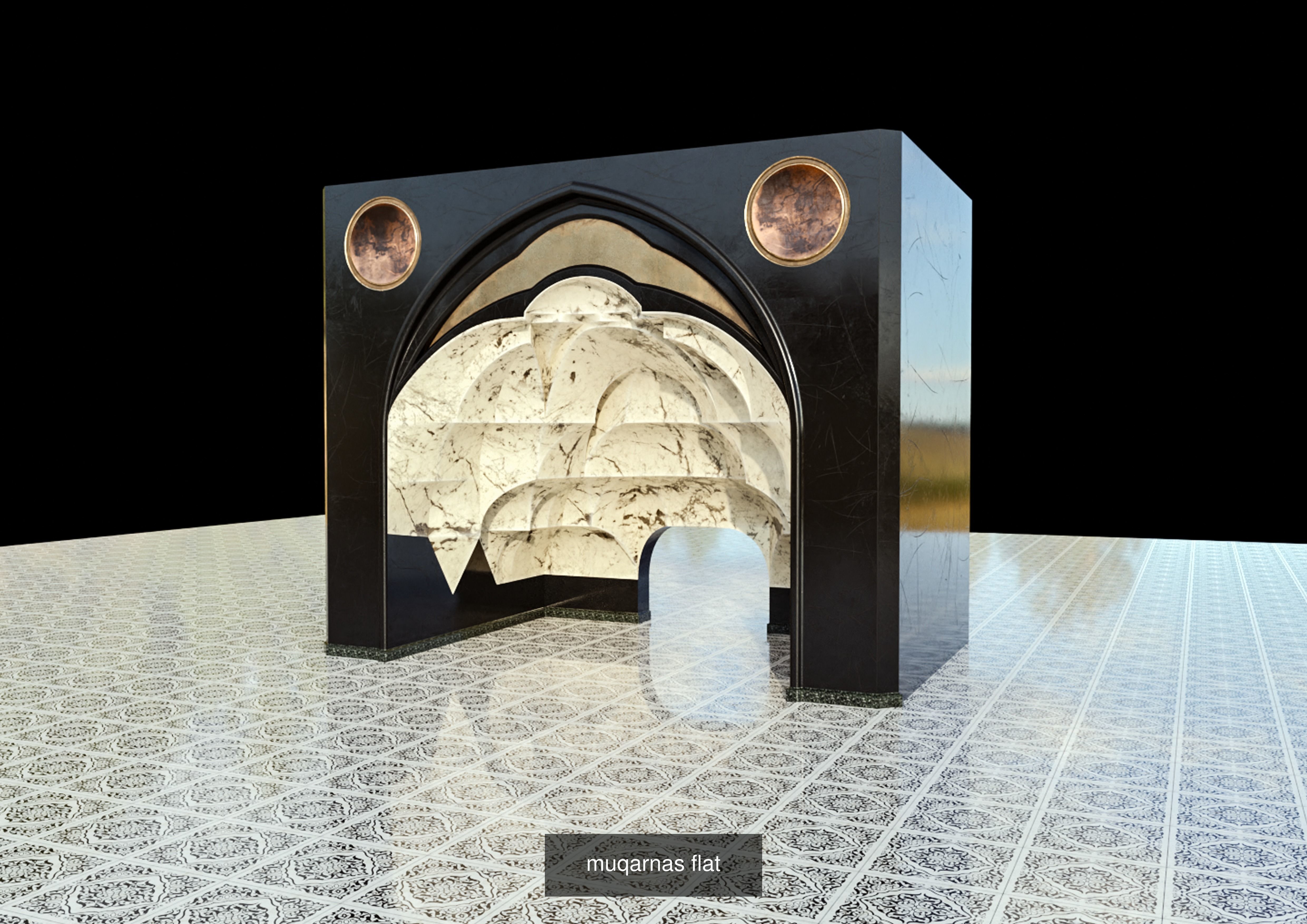 muqarnas versions 3D Model Collection_1