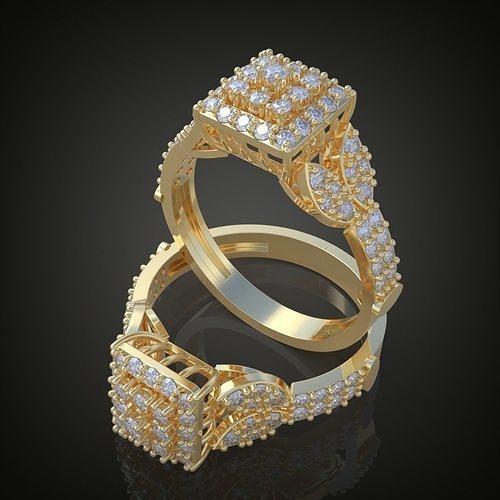 Ring 3D model 0096 printable model12 3D print model