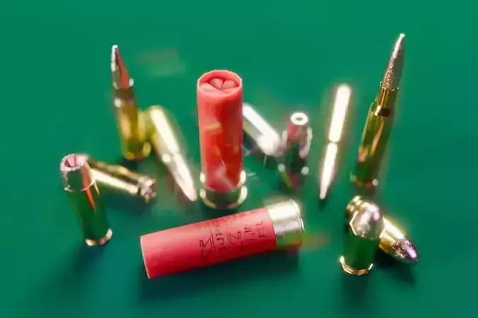 Ammo Set Free low-poly 3D model