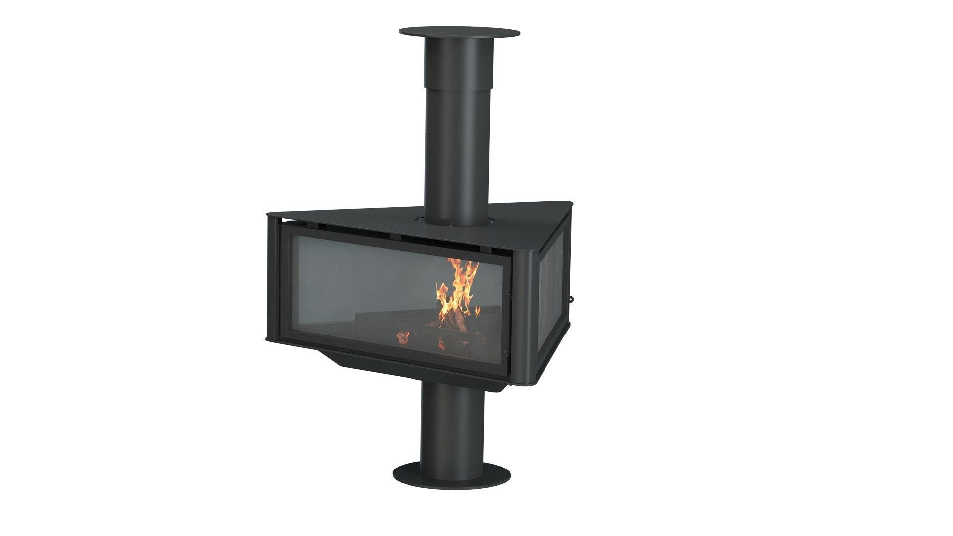 Fireplace Stove  Rocal Born 3D model_6