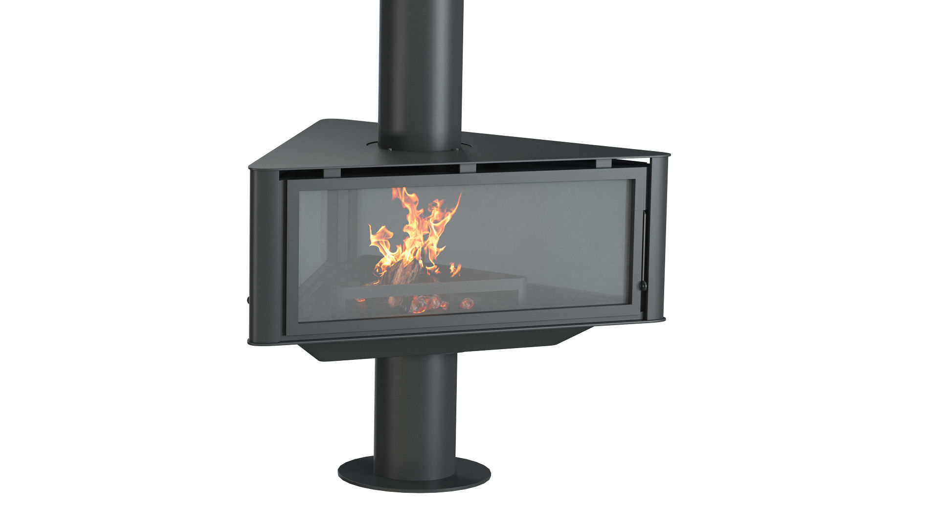 Fireplace Stove  Rocal Born 3D model_2