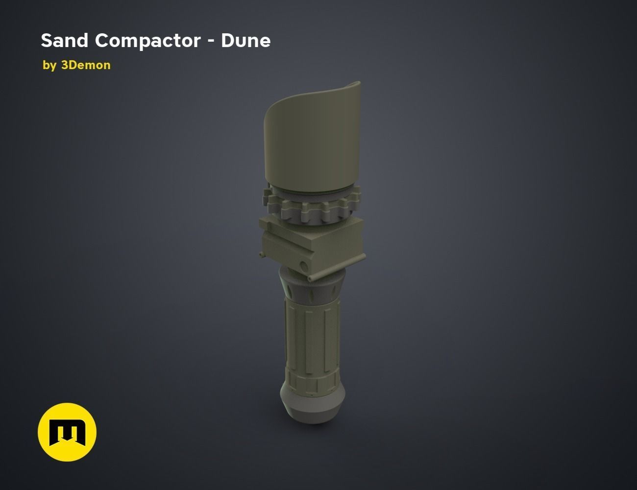 Sand Compactor - Dune 3D print model_16