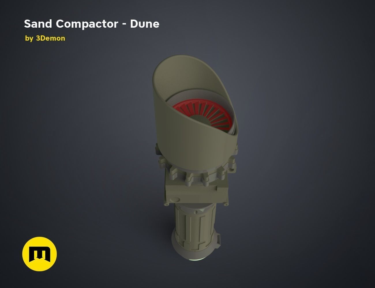 Sand Compactor - Dune 3D print model_5
