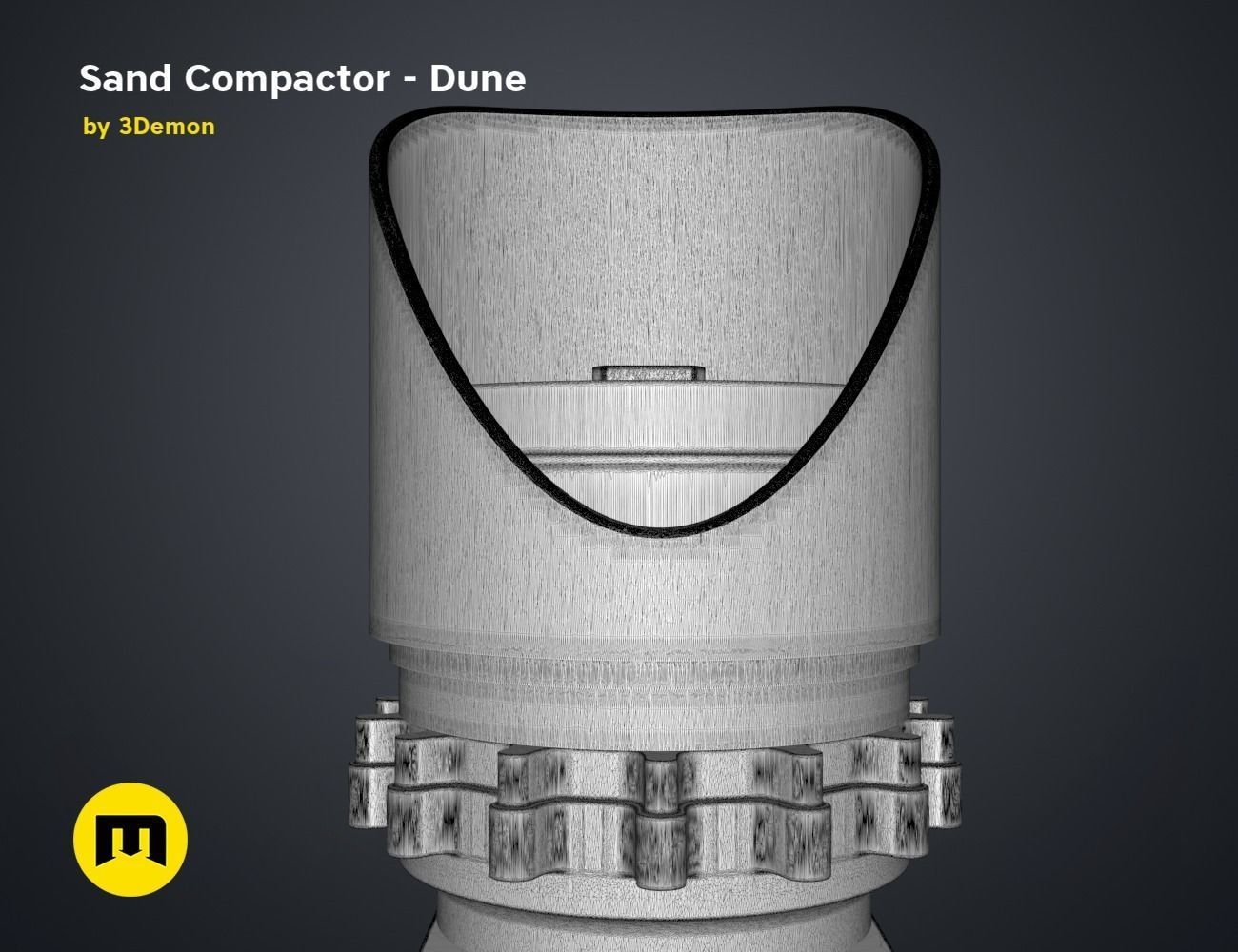 Sand Compactor - Dune 3D print model_12