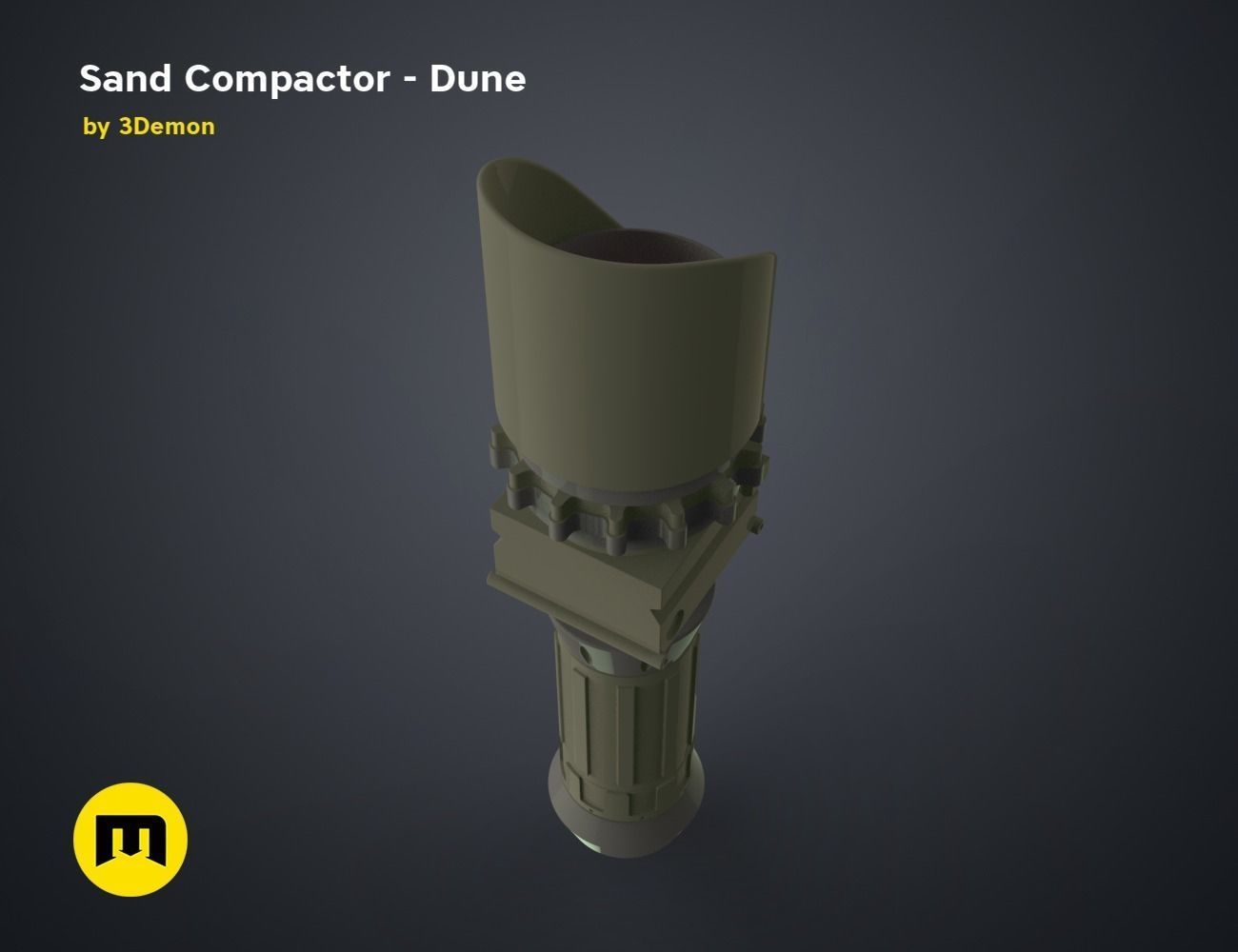 Sand Compactor - Dune 3D print model_17