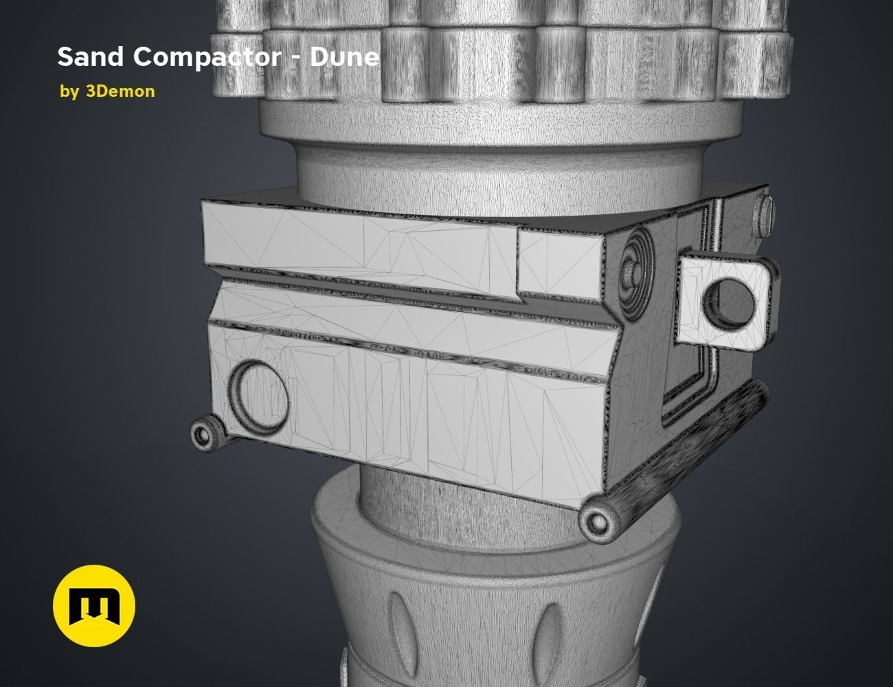 Sand Compactor - Dune 3D print model_10
