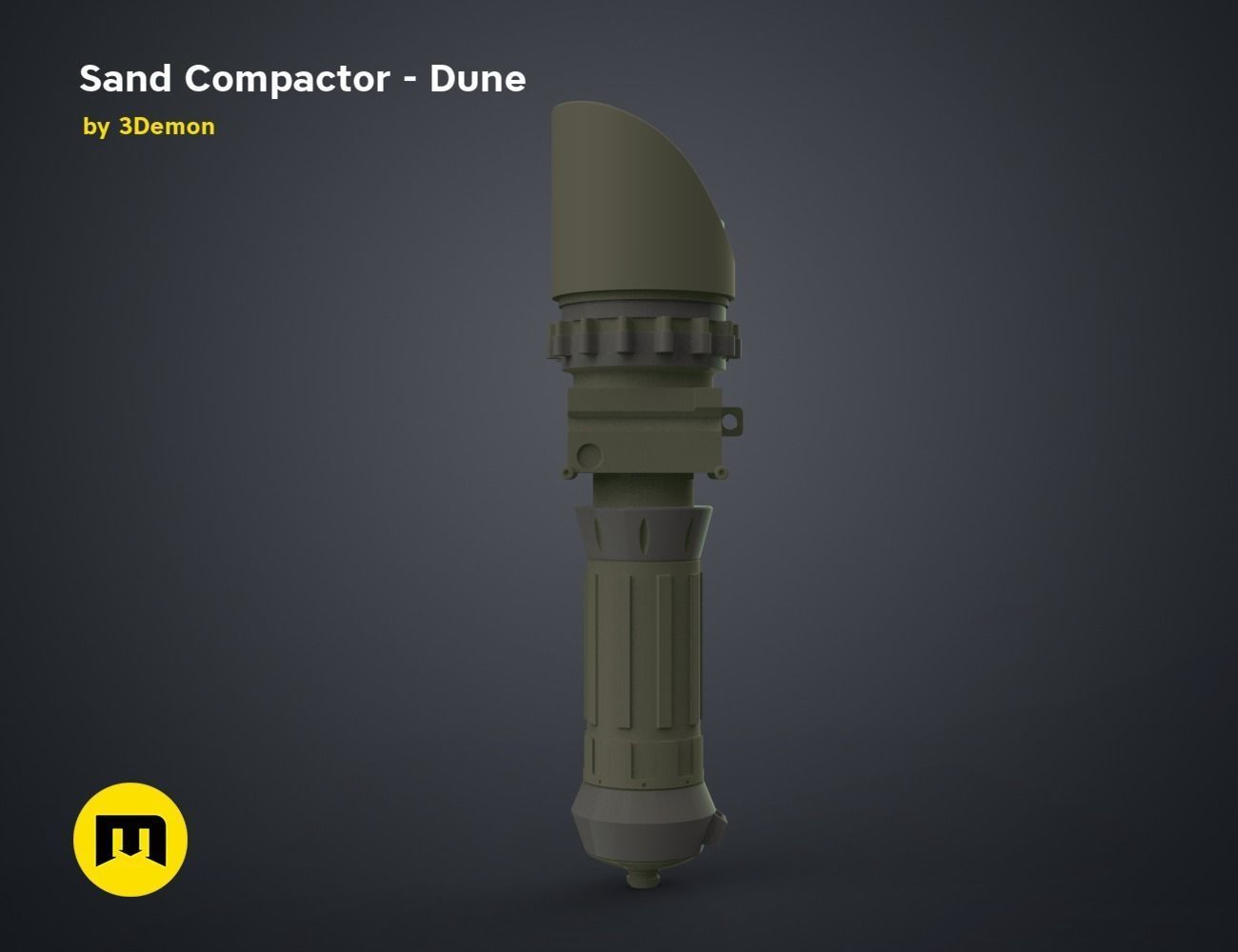 Sand Compactor - Dune 3D print model_15
