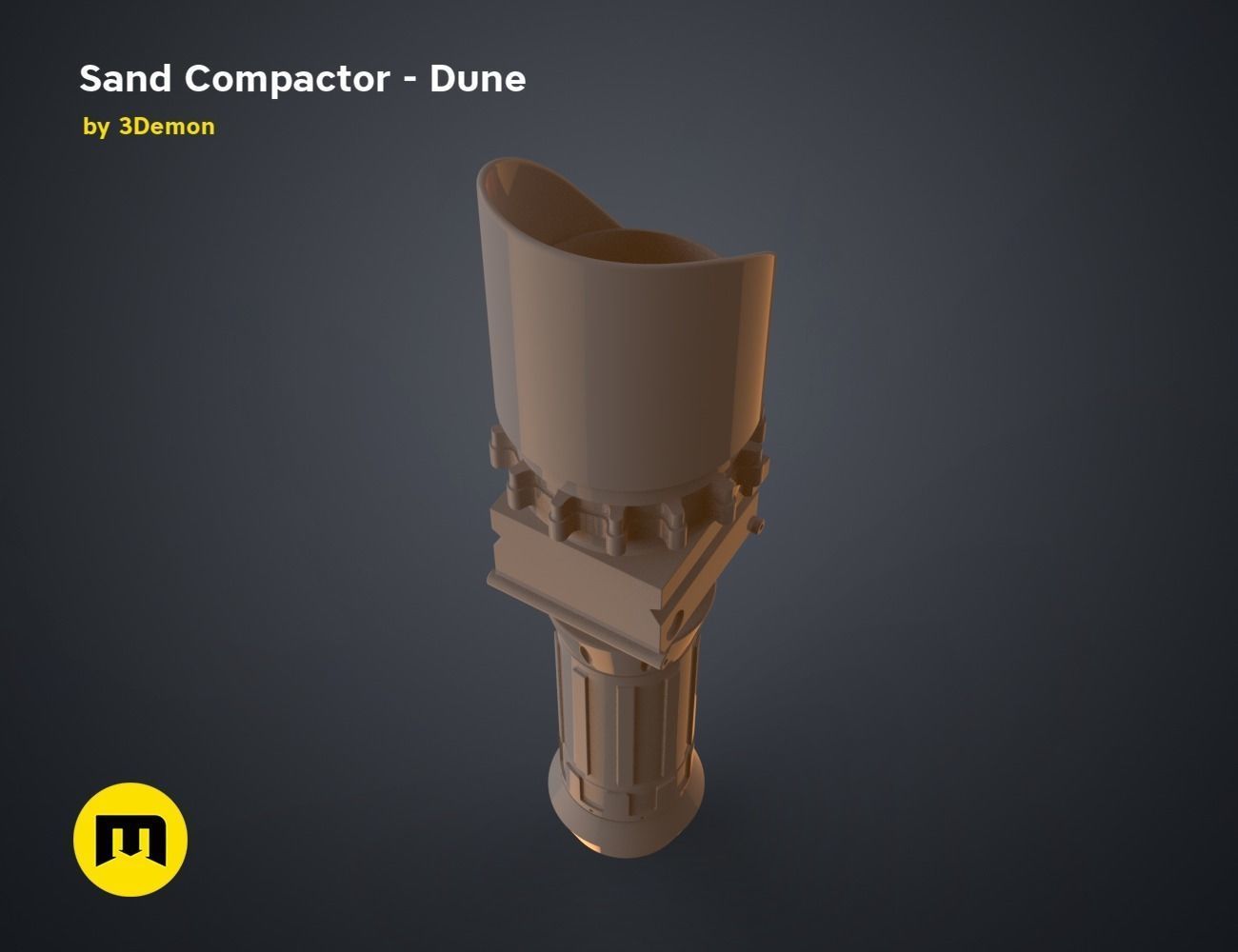 Sand Compactor - Dune 3D print model_9