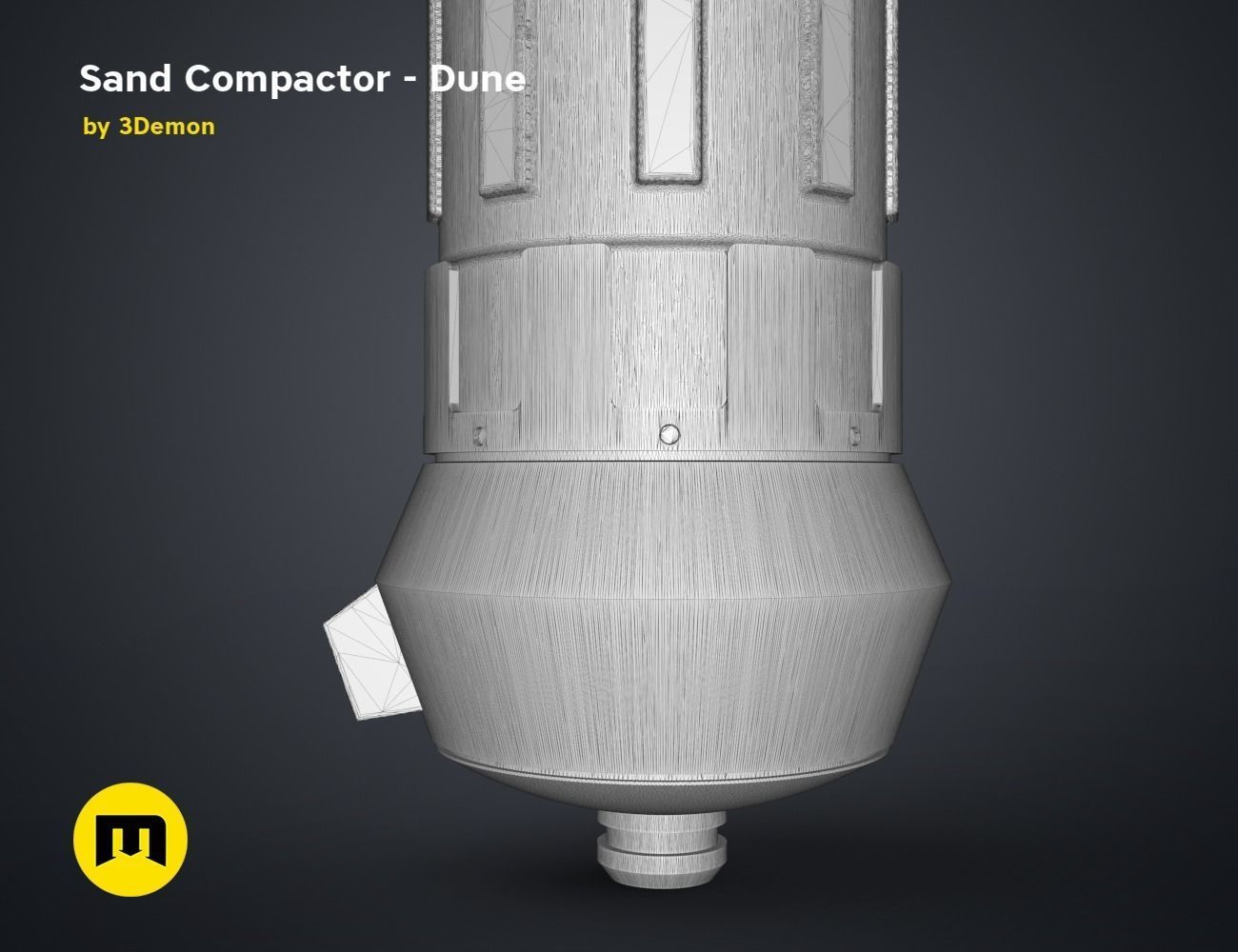 Sand Compactor - Dune 3D print model_11
